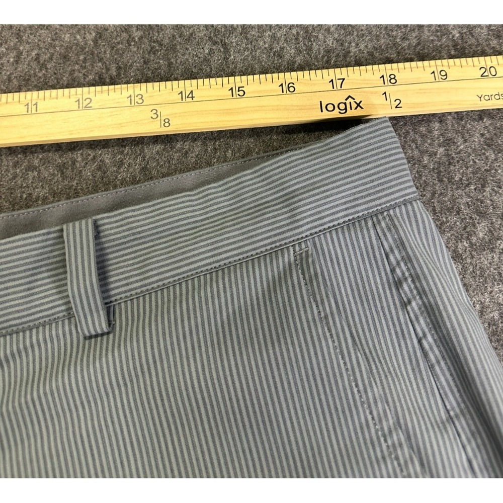Nike Golf Dri Fit Tour Performance Shorts Mens Size 36 Gray Stripe 10.5" Inseam - Picture 9 of 13